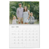 2025 Aangepaste foto Creëer Uw eigen familiekalend Kalender (Mar 2026)