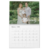 2025 Aangepaste foto Creëer Uw eigen familiekalend Kalender (Feb 2026)