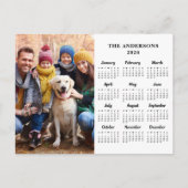 2025 Aangepaste Foto Eenvoudige Familie 12 Maand K Feestdagenkaart (Voorkant)