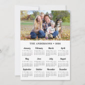 2025 Aangepaste foto Moderne familie 12 maanden ka Feestdagenkaart (Voorkant)