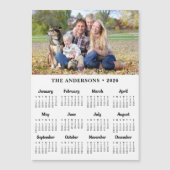 2025 Aangepaste Foto Moderne Familiekalender Magne (Voorkant)