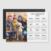 2025 Aangepaste Fotofamilie 12 Maand Kalender Magn (Voorkant / Achterkant)