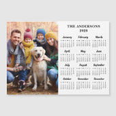 2025 Aangepaste Fotofamilie 12 Maand Kalender Magn (Voorkant)