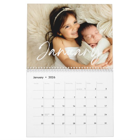 2025 aangepaste fotofamilie kalender (Jan 2026)