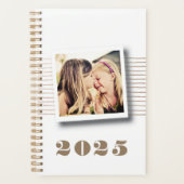 2025 Aangepaste Gepersonaliseerde Fotodagboek Plan Planner (Voorkant)