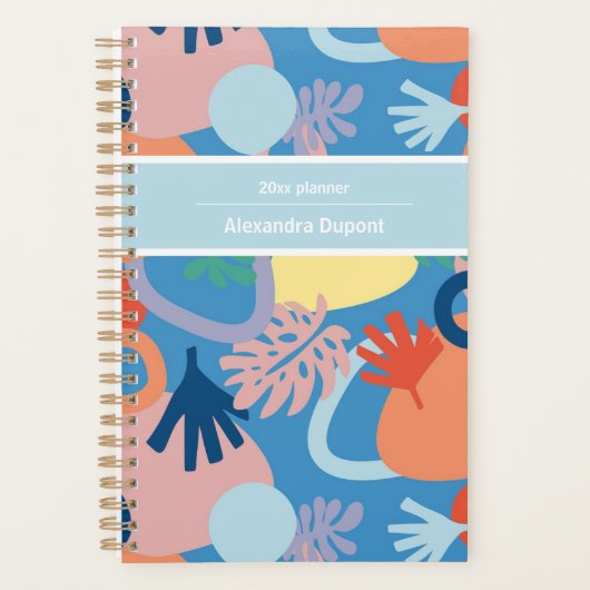 2025 aangepaste naam jaarlijks modern kleurrijk planner (Voorkant)