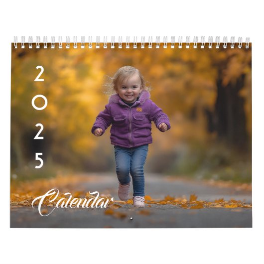 2025 Aangepaste tekst voor fotobewerking Kalender (Hoes)