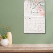 2025 Aangepaste Waterverf Bloemen Kalender