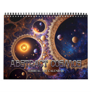 2025 Abstracte Cosmos Surreal Space Art Kalender