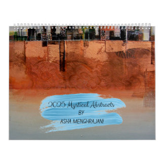 2025 Abstracte kalender door Asha Menghrajani