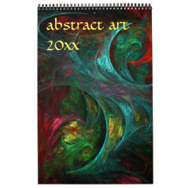 2025 Abstracte kunst Kalender