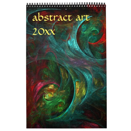 2025 Abstracte kunst Kalender (Hoes)