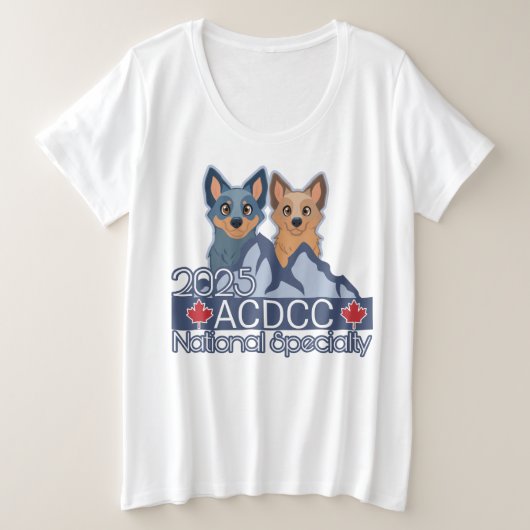 2025 ACDCC-onderdanen Grote Maat T-shirt (Design voorkant)