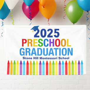 2025 Afstudeerbare Kleuterschool Aanpasbaar Spandoek