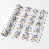 2025 Afstudeercadeau Cute Aangepaste Afgestudeerde Cadeaupapier (Uitgerold)
