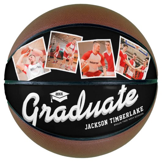 2025 Afstudeerder Foto Afstuderen Basketbal (Voorkant)