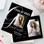 2025 AFSTUDEERDER Twee foto afstuderen Uitnodiging