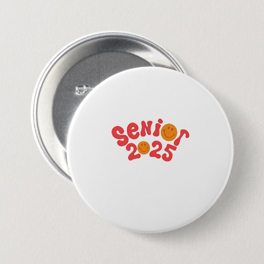 2025 Afstudeerders Zomer Vakantie Geslaagd Ronde Button 7,6 Cm (Voorkant /achterkant)