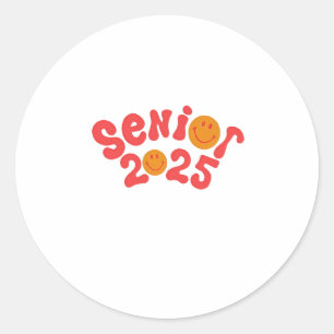 2025 Afstudeerders Zomer Vakantie Geslaagd Ronde Sticker