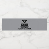 2025 Afstudeerfeest Apotheker Farmacie School Waterfles Etiket (Enkel label)