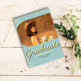 2025 Afstudeerfeest Eenvoudig Elegant Trendy Kaart