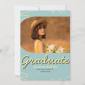 2025 Afstudeerfeest Eenvoudig Elegant Trendy Kaart (Voorkant)