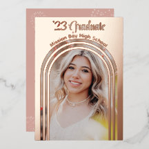 2025 Afstudeerfeest Photo Arch Roos Gold Folie In