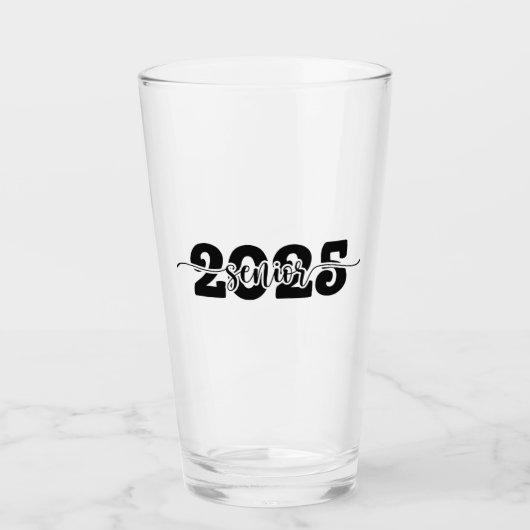 2025 Afstudeerklas van 2025 School Glas (Voorkant)