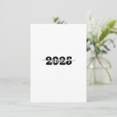  2025 Afstudeerklas van 2025 School  Kaart (Staand voorkant)