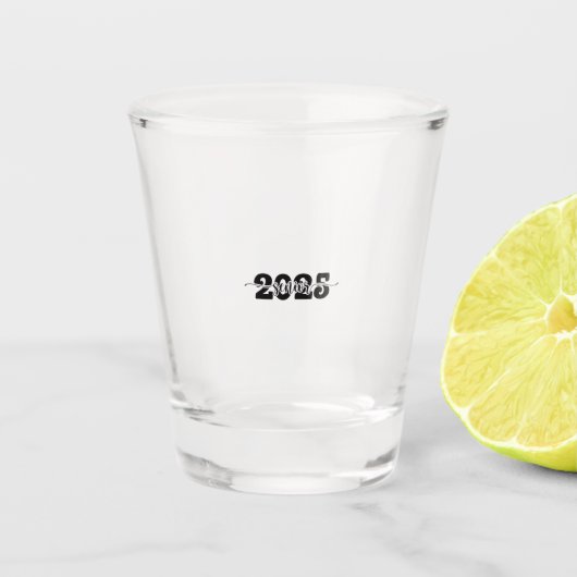 2025 Afstudeerklas van 2025 School Shot Glas (Voorkant)