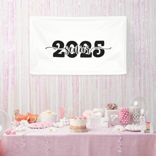 2025 Afstudeerklas van 2025 School Spandoek (Feest)