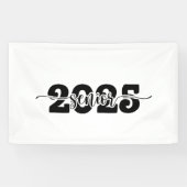 2025 Afstudeerklas van 2025 School Spandoek (Horizontaal)