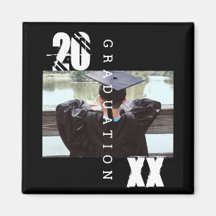 2025 Afstudeerlettertype Vet Foto Magneet