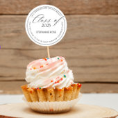 2025 Afstudeerstickers en bedankjes Ronde Sticker