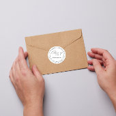 2025 Afstudeerstickers en bedankjes Ronde Sticker