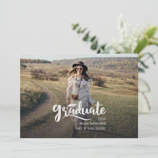 2025 Afstuderen 2 foto's Aankondiging (Staand voorkant)