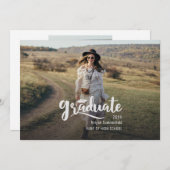 2025 Afstuderen 2 foto's Aankondiging (Voorkant / Achterkant)