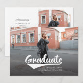 2025 Afstuderen 2 foto's Modern Afstudeerder Aanko (Voorkant / Achterkant)