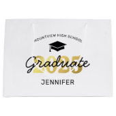 2025 Afstuderen Afstuderen cadeau Groot Cadeauzakje (Voorkant)