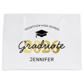 2025 Afstuderen Afstuderen cadeau Groot Cadeauzakje (Voorkant)