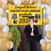 2025 Afstuderen Bold Sketch 4 Foto Afstudeerfeest Spandoek