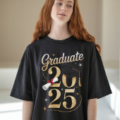 2025 Afstuderen cadeau idee T-shirt
