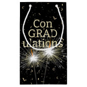 2025 Afstuderen Confetti en Sparkler Klein Cadeauzakje (Achterkant)