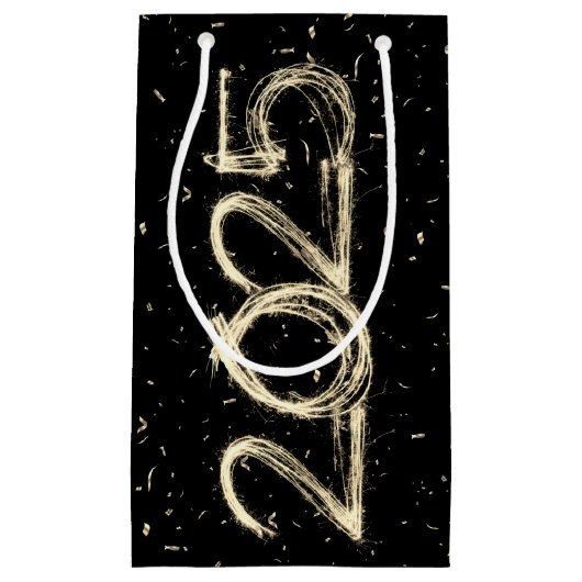 2025 Afstuderen Confetti en Sparkler Klein Cadeauzakje (Voorkant)