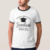 2025 Afstuderen Custom Senior Afstuderen T-shirt (Voorkant)