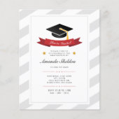 2025 Afstuderen Elegant Afstudeerder Uitnodiging (Voorkant)
