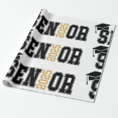 2025 Afstuderen feest Cadeaupapier (Uitgerold)