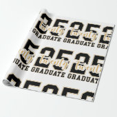 2025 Afstuderen feest Cadeaupapier (Uitgerold)