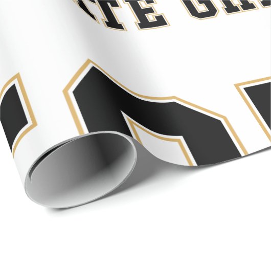 2025 Afstuderen feest Cadeaupapier (Rol Hoek)