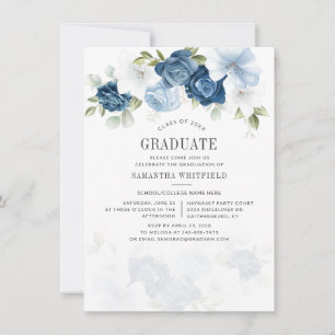 2025 Afstuderen Floral Afstudeerder Party Kaart